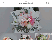 Tablet Screenshot of malpara.com.au